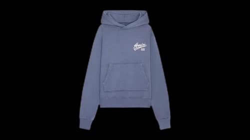 AMIRI 22 Logo Hoodie Blue