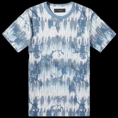 AMIRI Tie Dye Tee Blue