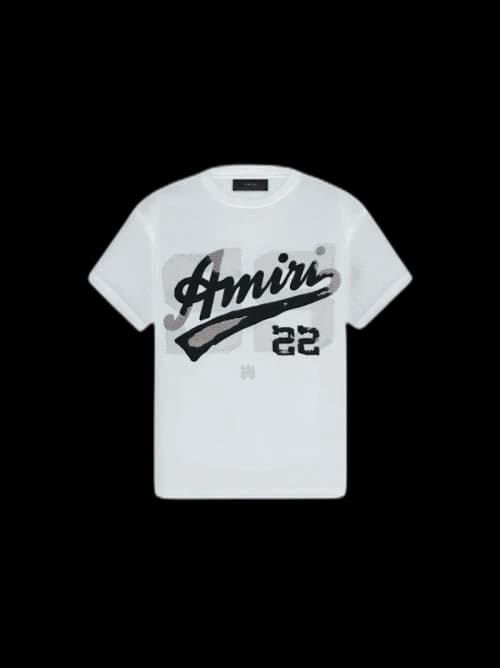 AMIRI 22 Mesh Tee White