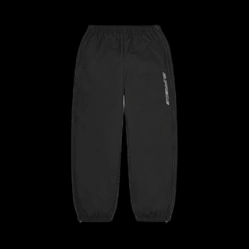 Supreme Full Zip Baggy Warm Up Pant 'Black'
