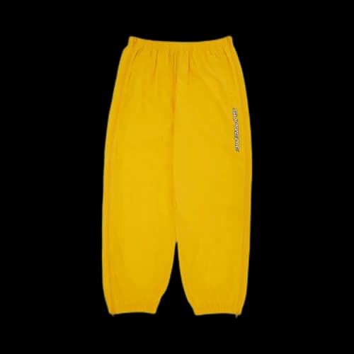 Supreme Full Zip Baggy Warm Up Pant 'Yellow'