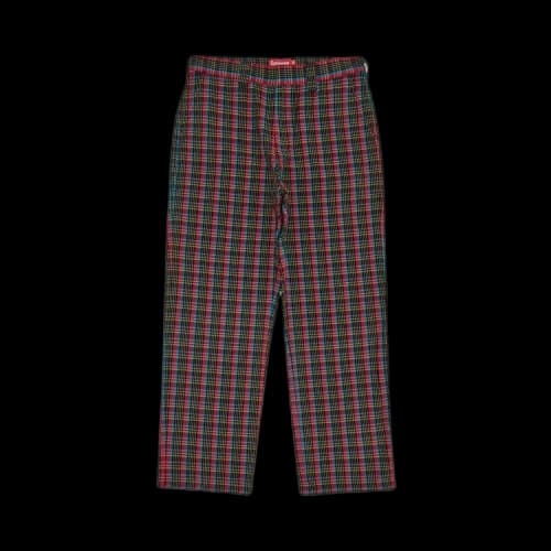 Supreme Work Pant 'Red Plaid'