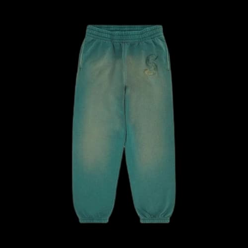 Supreme Overdyed S Logo Sweatpant 'Teal'