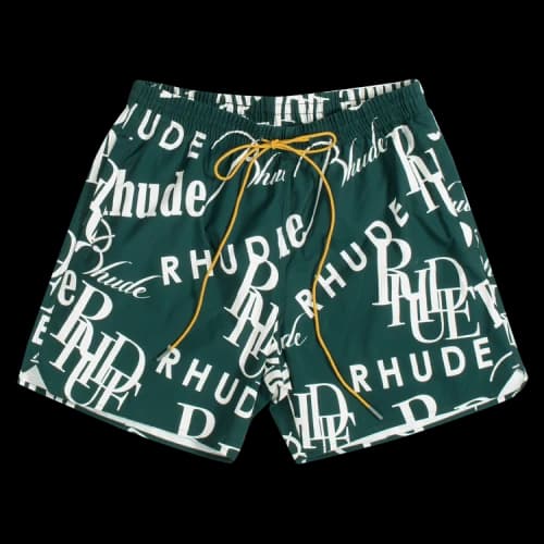 Rhude Logomania Trunks 'Forest/Cream'