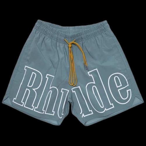 Rhude Logo Swim Trunk 'Sage'