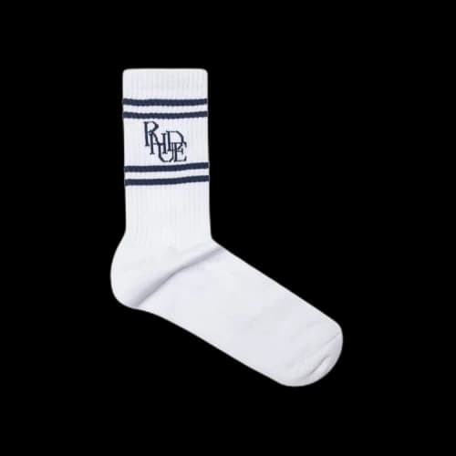 Rhude Scrambler Sock 'White/Blue'
