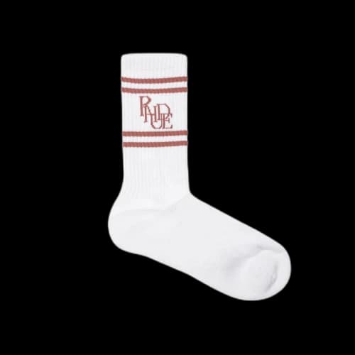 Rhude Scrambler Sock 'White/Mauve'