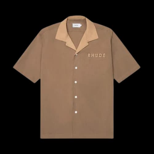Rhude Mechanic Button Down 'Tan/Brown'