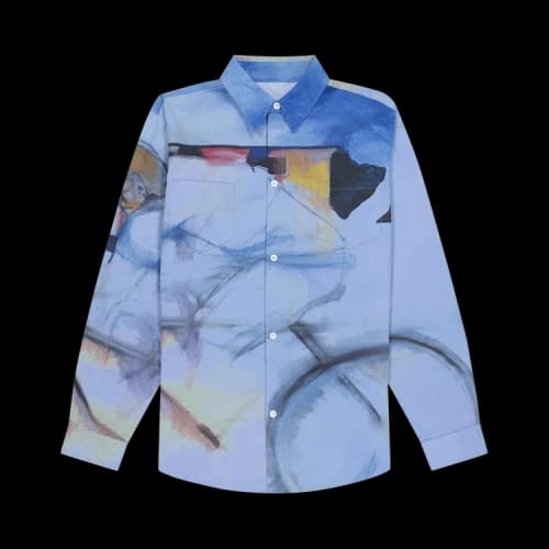 KidSuper Long-Sleeve Shirt 'Blue'