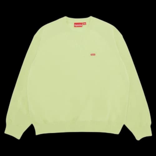 Supreme Small Box Crewneck 'Lime'