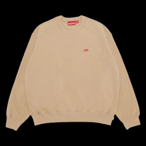 Supreme Small Box Crewneck 'Tan'