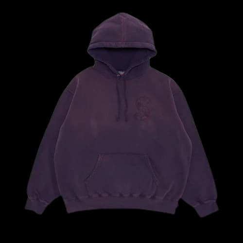 Supreme Overdyed S Logo Hooded Sweatshirt 'Purple'