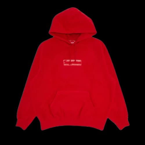Supreme Inside Out Box Logo Hooded Sweatshirt 'Red'