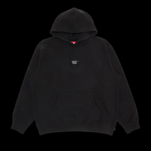Supreme World Famous Micro Hooded Sweatshirt 'Black'