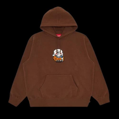 Supreme AOI Buddha Hooded Sweatshirt 'Brown'
