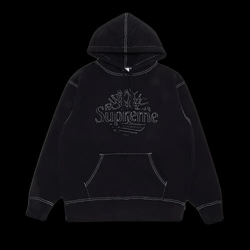 Supreme x Timberland Hooded Sweatshirt 'Black'