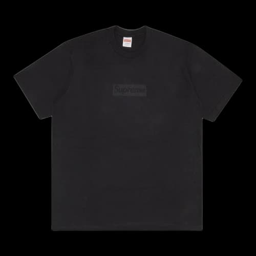 Supreme Tonal Box Logo Tee 'Black'