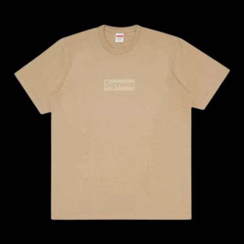 Supreme Tonal Box Logo Tee 'Khaki'