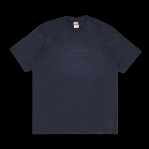 Supreme Tonal Box Logo Tee 'Navy'