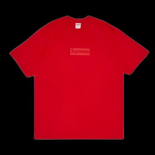 Supreme Tonal Box Logo Tee 'Red'