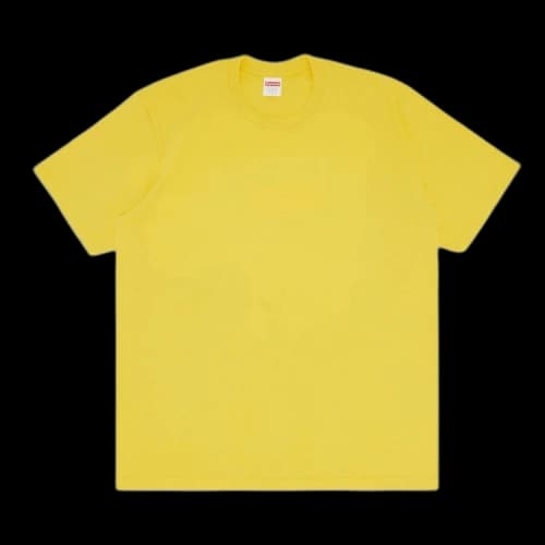 Supreme Tonal Box Logo Tee 'Yellow'