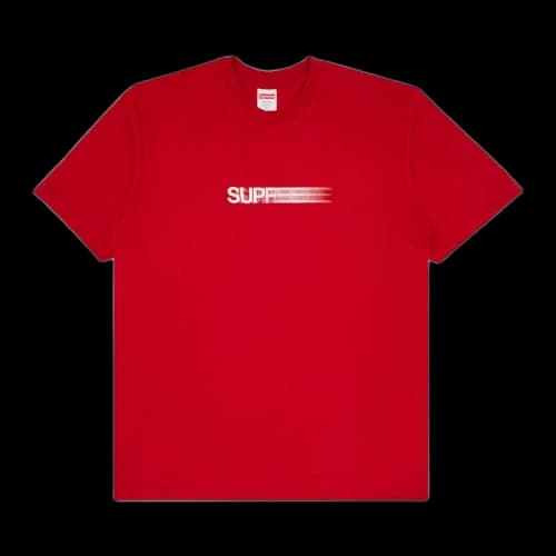 Supreme Motion Logo Tee 'Red'