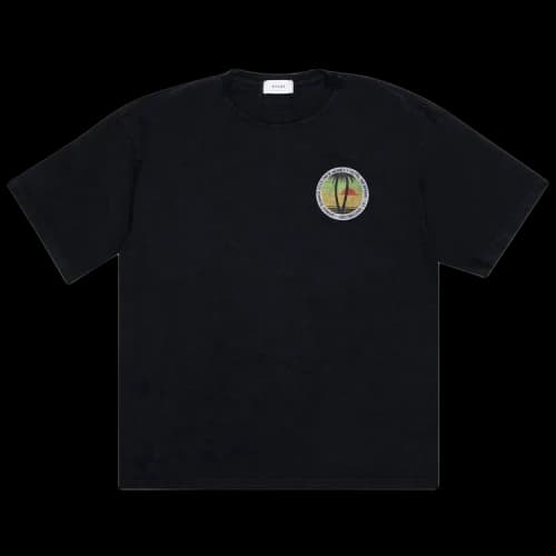 Rhude Twin Palms Tee 'Vintage Black'