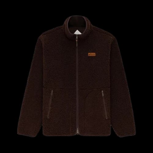 Aimé Leon Dore Full-Zip Deep Pile Fleece Jacket 'Hot Fudge'