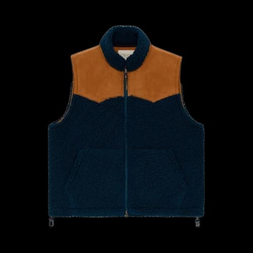 Aimé Leon Dore Western Fleece Vest 'Poseidon'