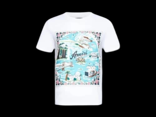 AMIRI California Hawaiian Tee White