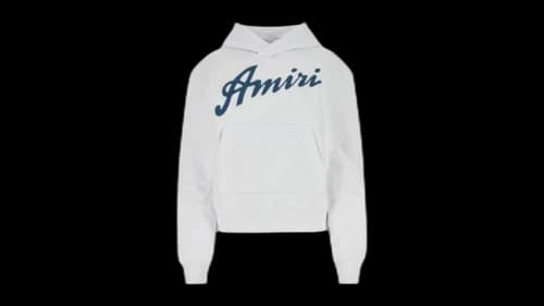 AMIRI California Hawaiian Design Hoodie White