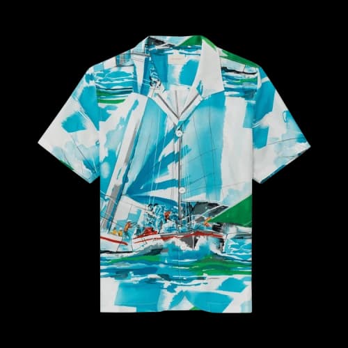 Aimé Leon Dore Silk Cabana Shirt 'Regatta'