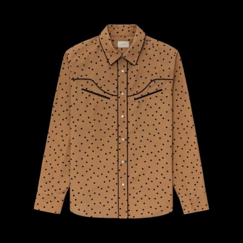 Aimé Leon Dore Polka Dot Western Shirt 'Doe'