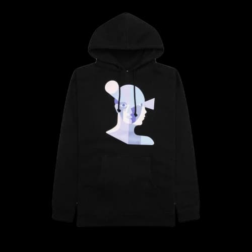 KidSuper Bauhaus Face Hoodie 'Black'
