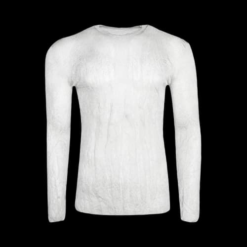 032C Facelift Wrinkled Long-Sleeve 'White'