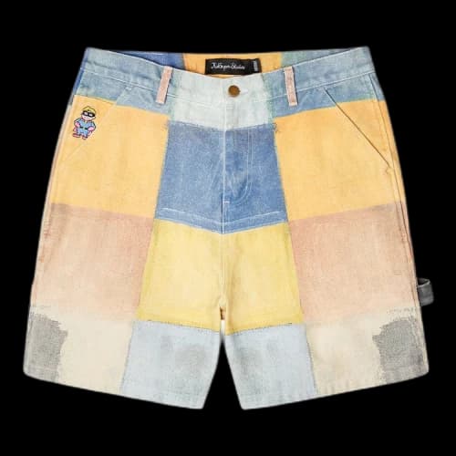 KidSuper Checkered Painted Printed Short 'Multicolor'