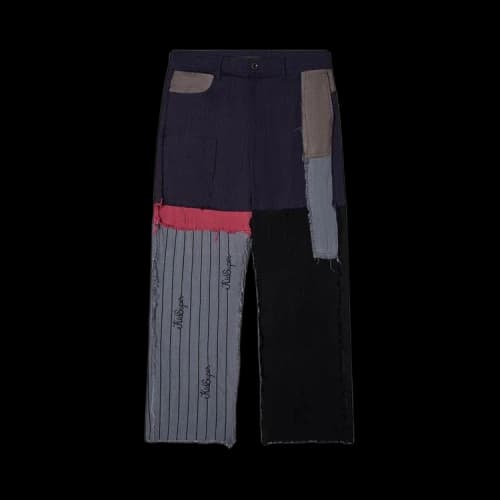 KidSuper Distressed Suit Bottom 'Multicolor'
