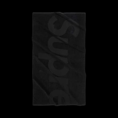 Supreme Tonal Logo Towel 'Black'
