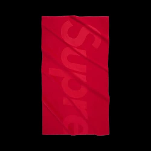 Supreme Tonal Logo Towel 'Red'
