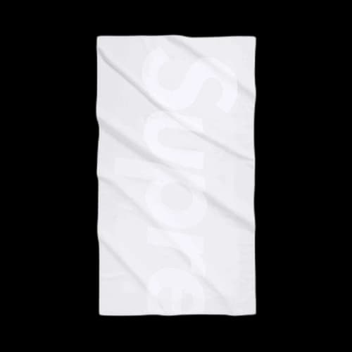 Supreme Tonal Logo Towel 'White'