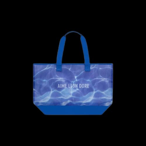 Aimé Leon Dore Aqua Print Mesh Tote Bag 'Blue'