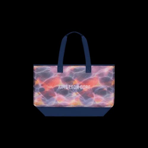 Aimé Leon Dore Aqua Print Mesh Tote Bag 'Sunset'