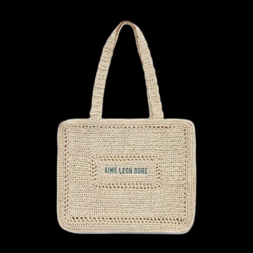Aimé Leon Dore Crochet Tote Bag 'Natural'