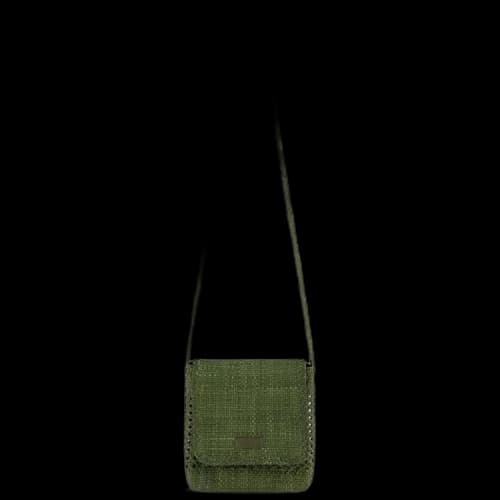 Aimé Leon Dore Woven Leather Shoulder Bag 'Olive'