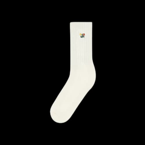 Aimé Leon Dore Striped Crest Sock 'Pristine'