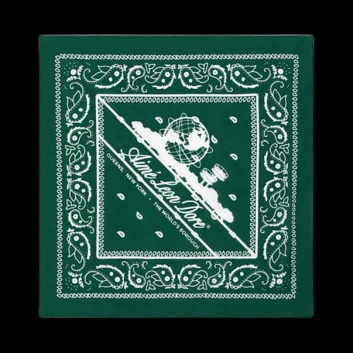 Aimé Leon Dore Paisley Unisphere Bandana 'Green'