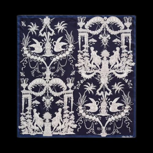 Aimé Leon Dore Como Silk Bandana 'Navy'