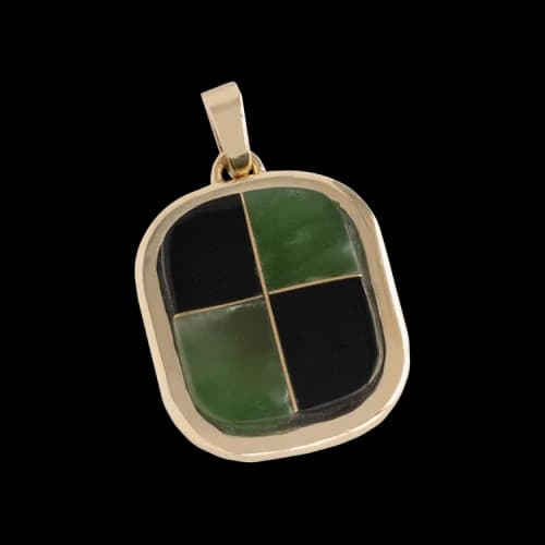 Aimé Leon Dore Mosaic Pendant 'Jade'