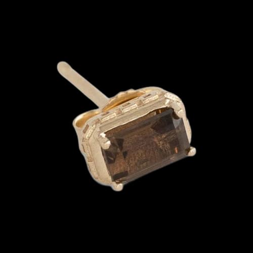 Aimé Leon Dore Smoky Quartz Earring 'Gold'