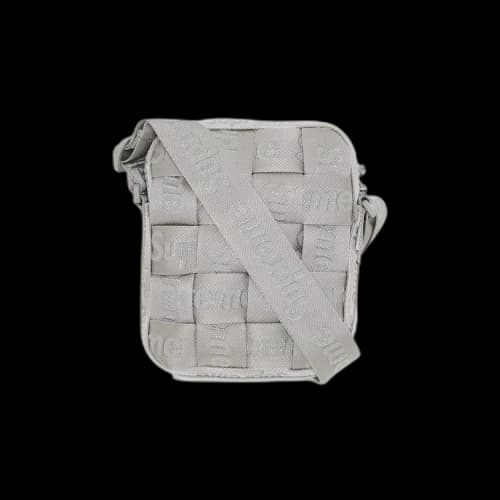 Supreme Woven Shoulder Bag 'Grey'